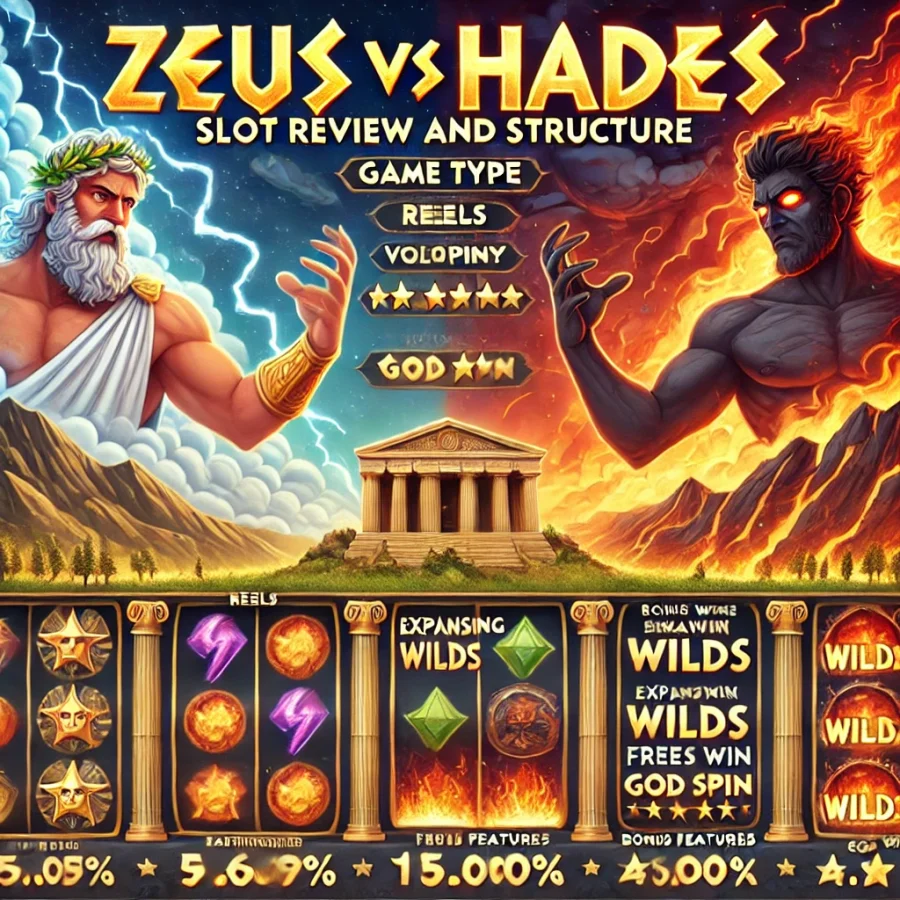 Игра Zeus vs Hades имеет уникальную структуру
