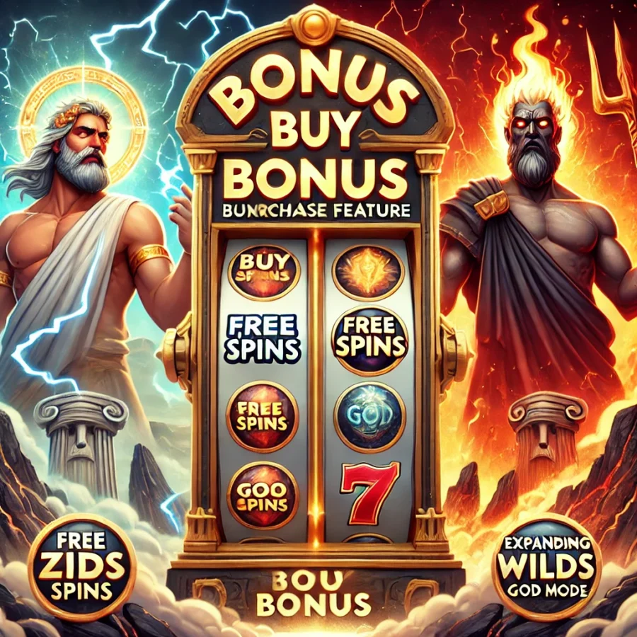 Функция покупки бонуса в слот Zeus vs Hades