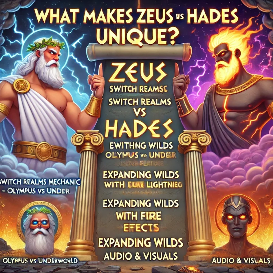 Уникальность игры Zeus vs Hades?