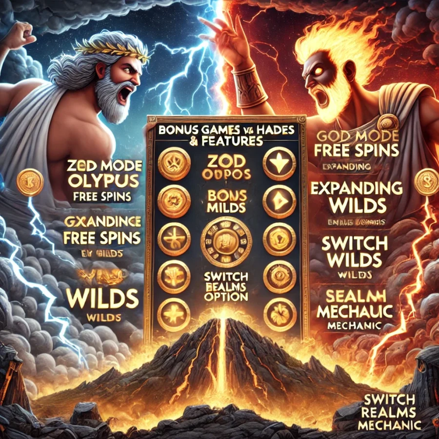 Zeus vs Hades Bonus Games and Features