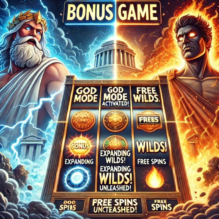 Bonus game in Zeus vs Hades