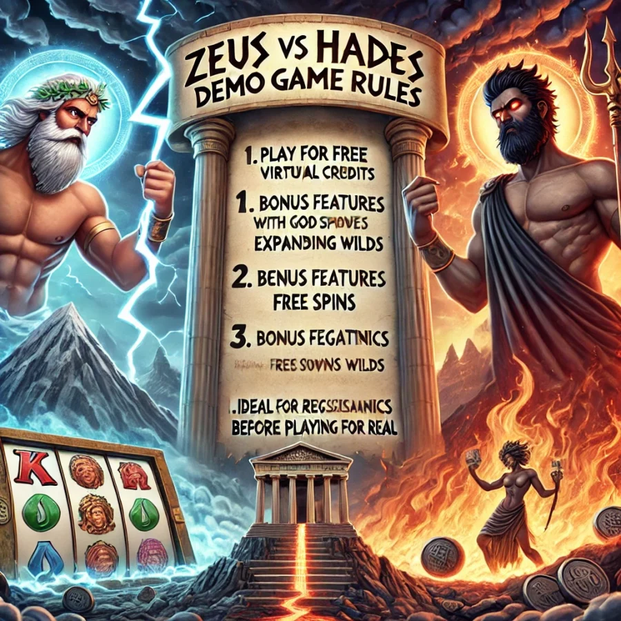 Rules of the game Zeus vs Hades Demo