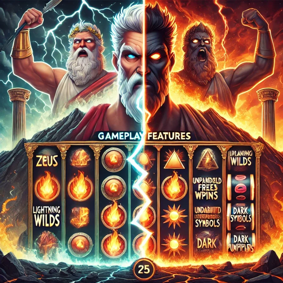 Features gameplay of Zeus vs Hades