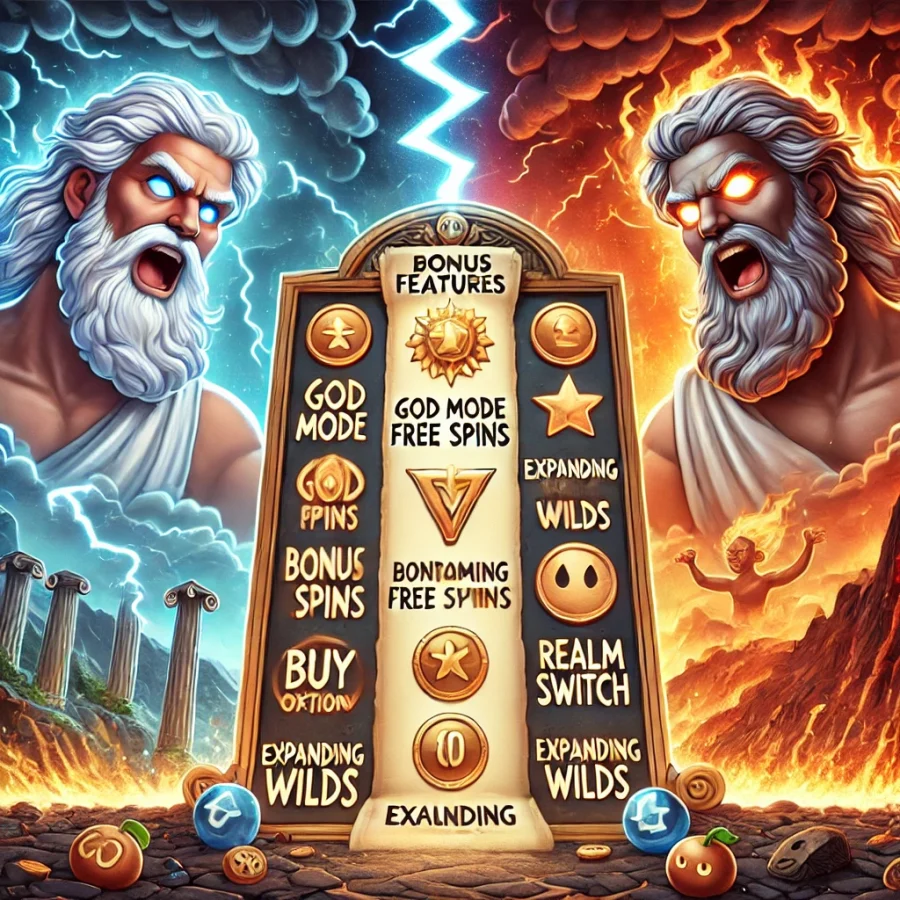 Zeus vs Hades bonus features and games